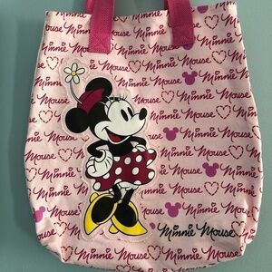 𝅺Disney Mini Mouse Fabric Tote Bag, Very Nice Condition